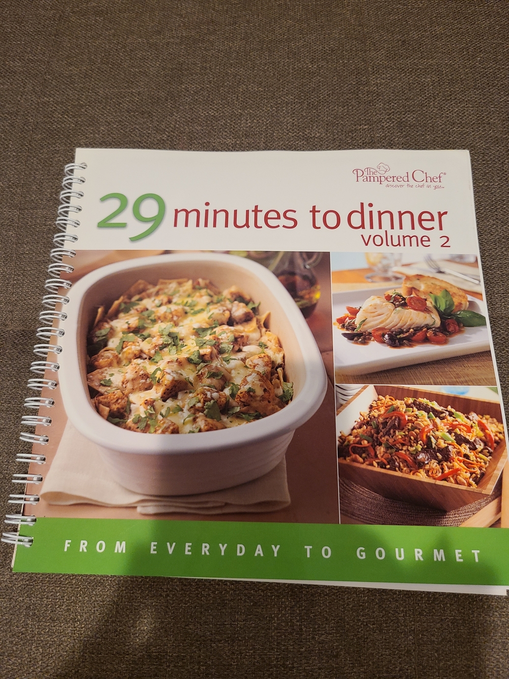 Pampered Chef 29 Minutes to Dinner Volume 2 Cookbook